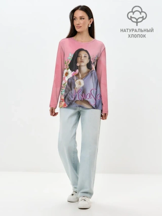Лонгслив женский. Хлопок / Хва Са