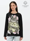 Лонгслив женский. Хлопок / My Neighbor Totoro заяц