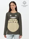Лонгслив женский. Хлопок / Totoro