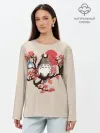 Лонгслив женский. Хлопок / Totoro