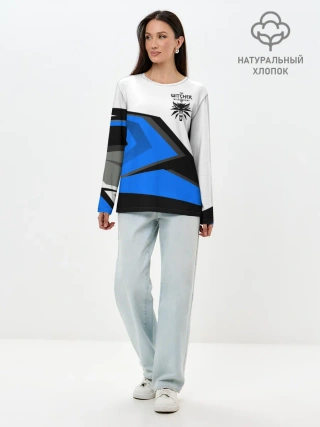 Лонгслив женский. Хлопок / Ведьмак 3: Дикая Охота