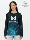 Лонгслив женский. Хлопок / Nigma
