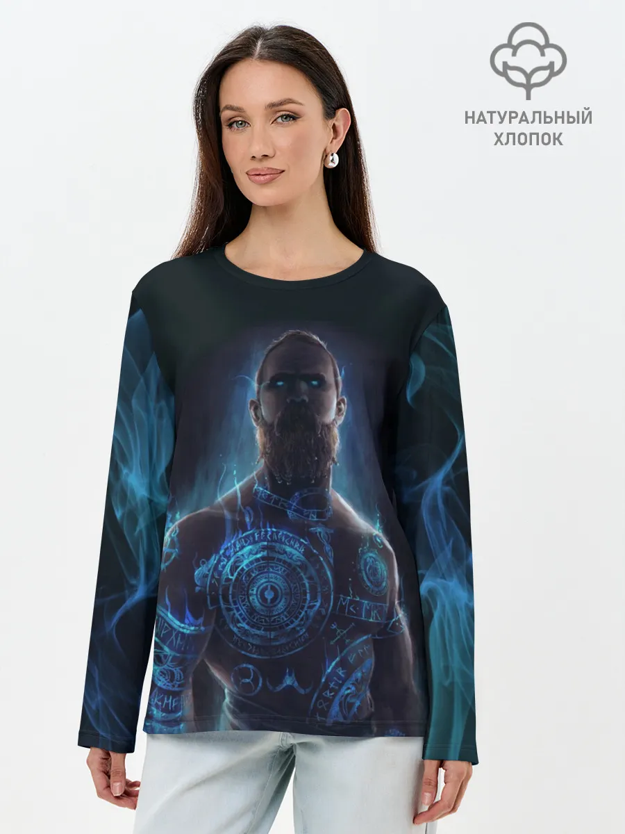 Лонгслив женский. Хлопок / Baldur
