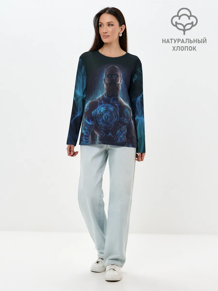 Лонгслив женский. Хлопок / Baldur