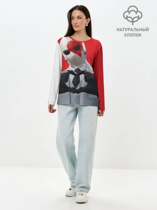 Лонгслив женский. Хлопок / Fortnite