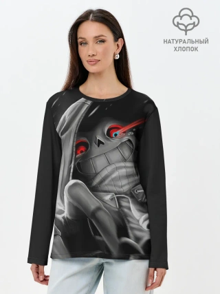 Лонгслив женский. Хлопок / UNDERTALE