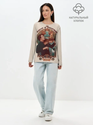 Лонгслив женский. Хлопок / Sherlock