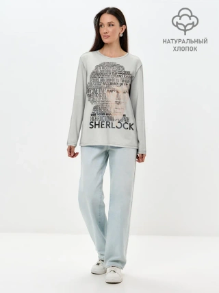 Лонгслив женский. Хлопок / SHERLOCK | ШЕРЛОК