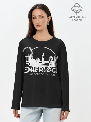 Лонгслив женский. Хлопок / Sherlock