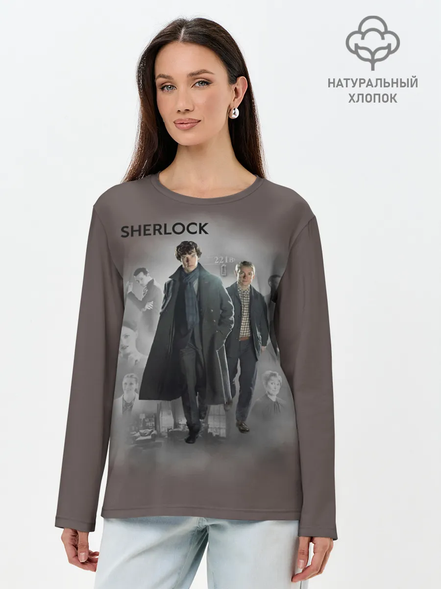 Лонгслив женский. Хлопок / SHERLOCK | ШЕРЛОК