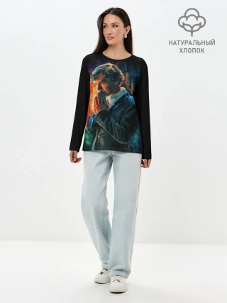 Лонгслив женский. Хлопок / Sherlock