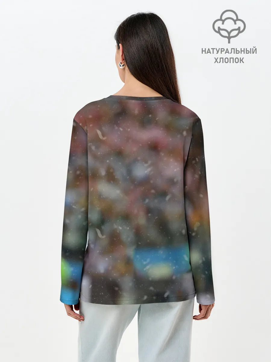 Лонгслив женский. Хлопок / Месси Аргентина