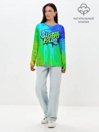 Лонгслив женский. Хлопок / Stray Kids