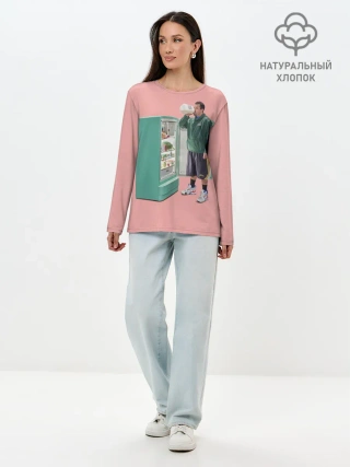 Лонгслив женский. Хлопок / Адам Сэндлер