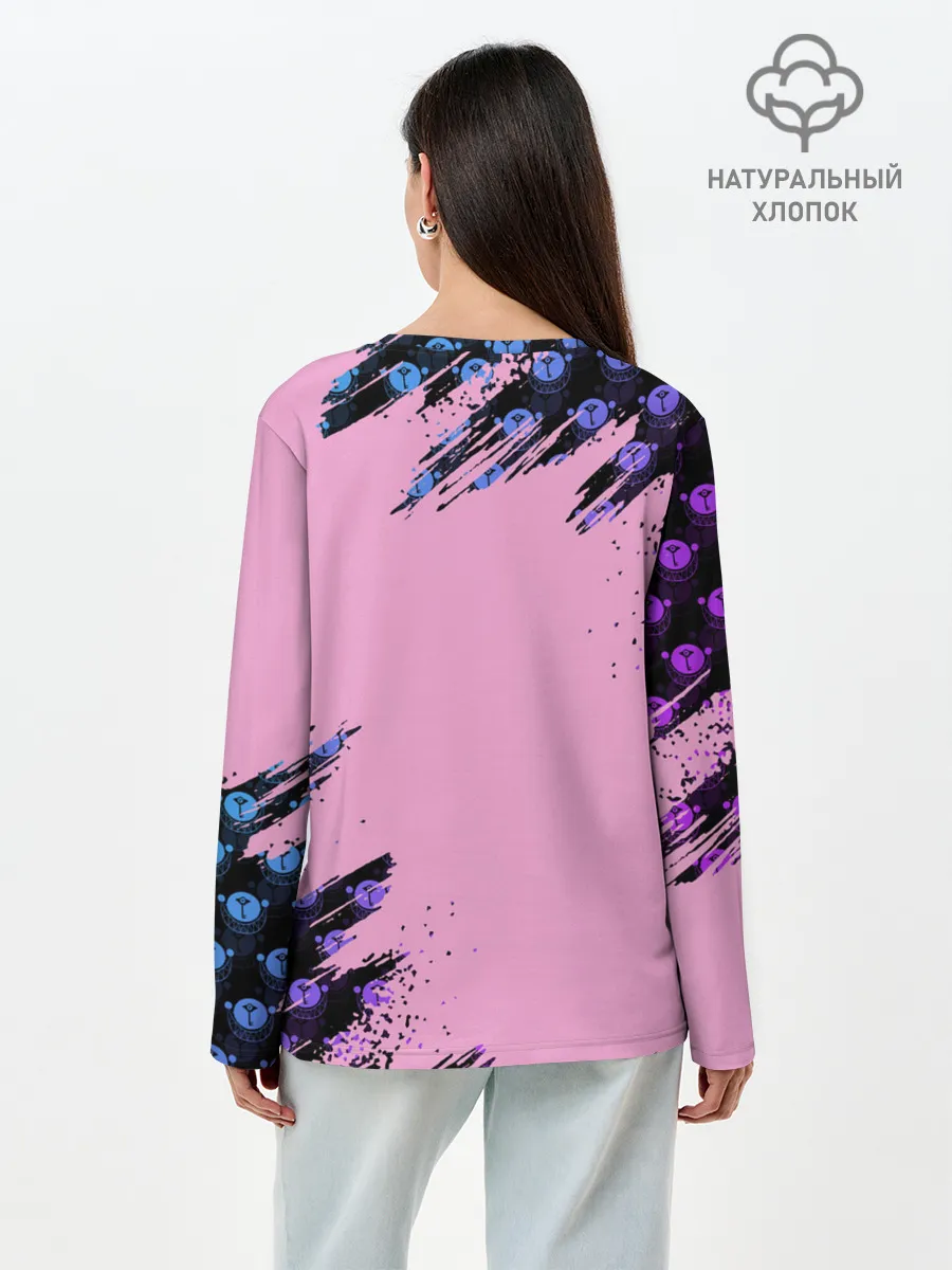 Лонгслив женский. Хлопок / Hazbin Hotel