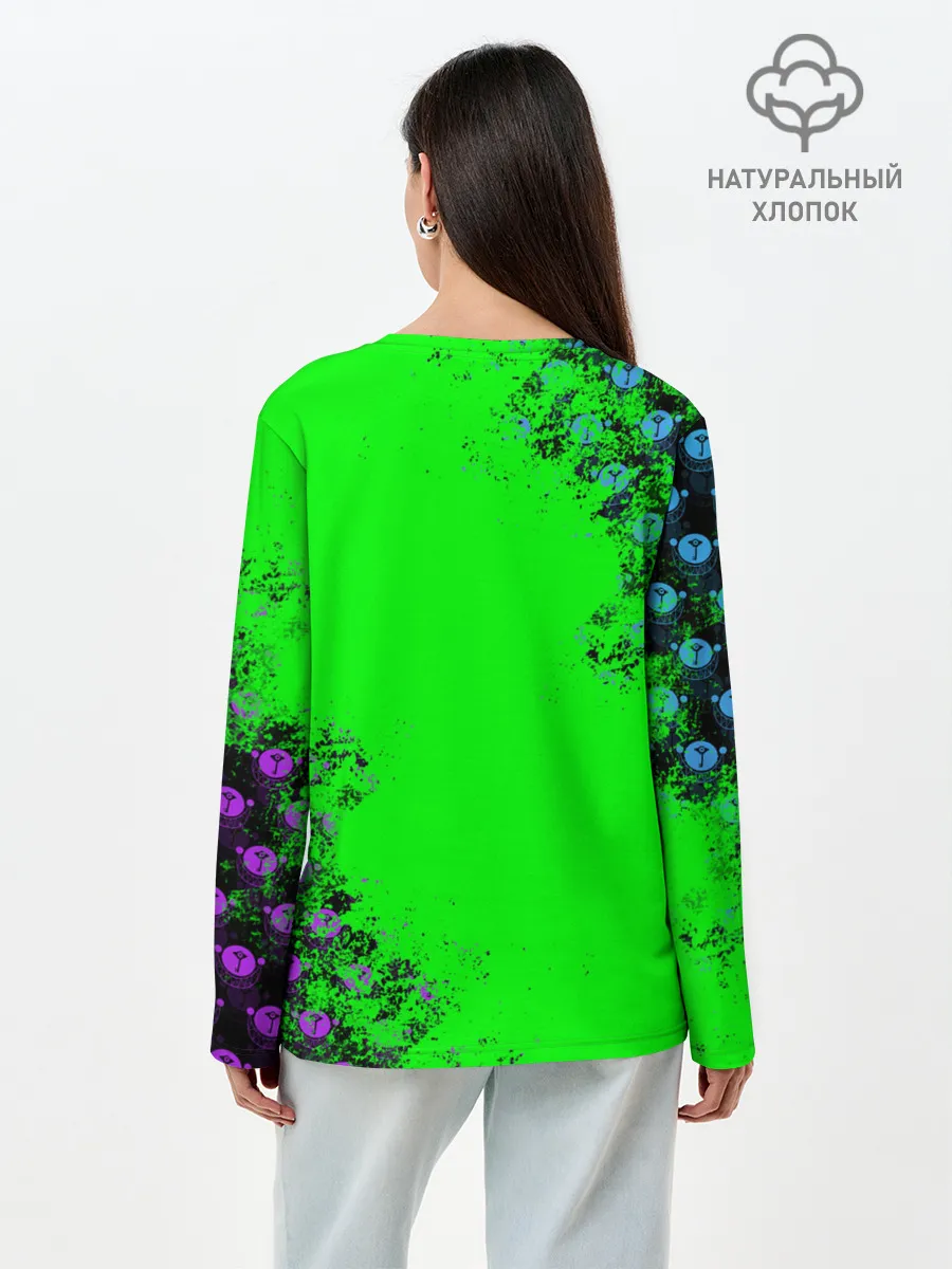 Лонгслив женский. Хлопок / Hazbin Hotel Alastor