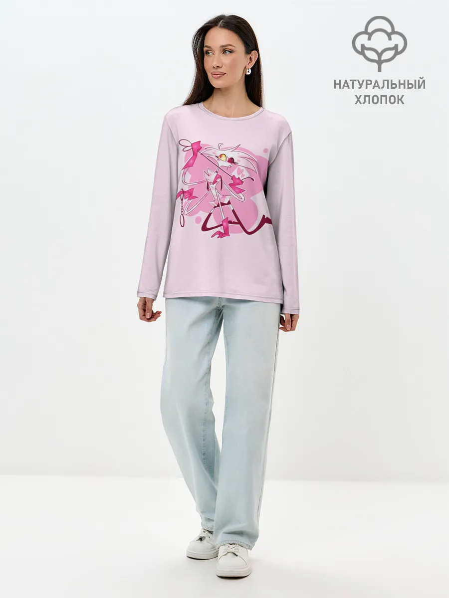 Лонгслив женский. Хлопок / ОТЕЛЬ ХАЗБИН