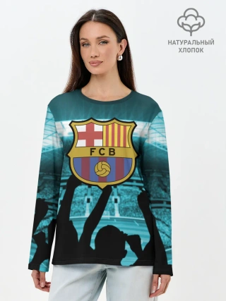 Лонгслив женский. Хлопок / Barcelona