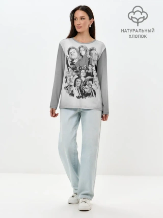 Лонгслив женский. Хлопок / КВЕНТИН ТАРАНТИНО.