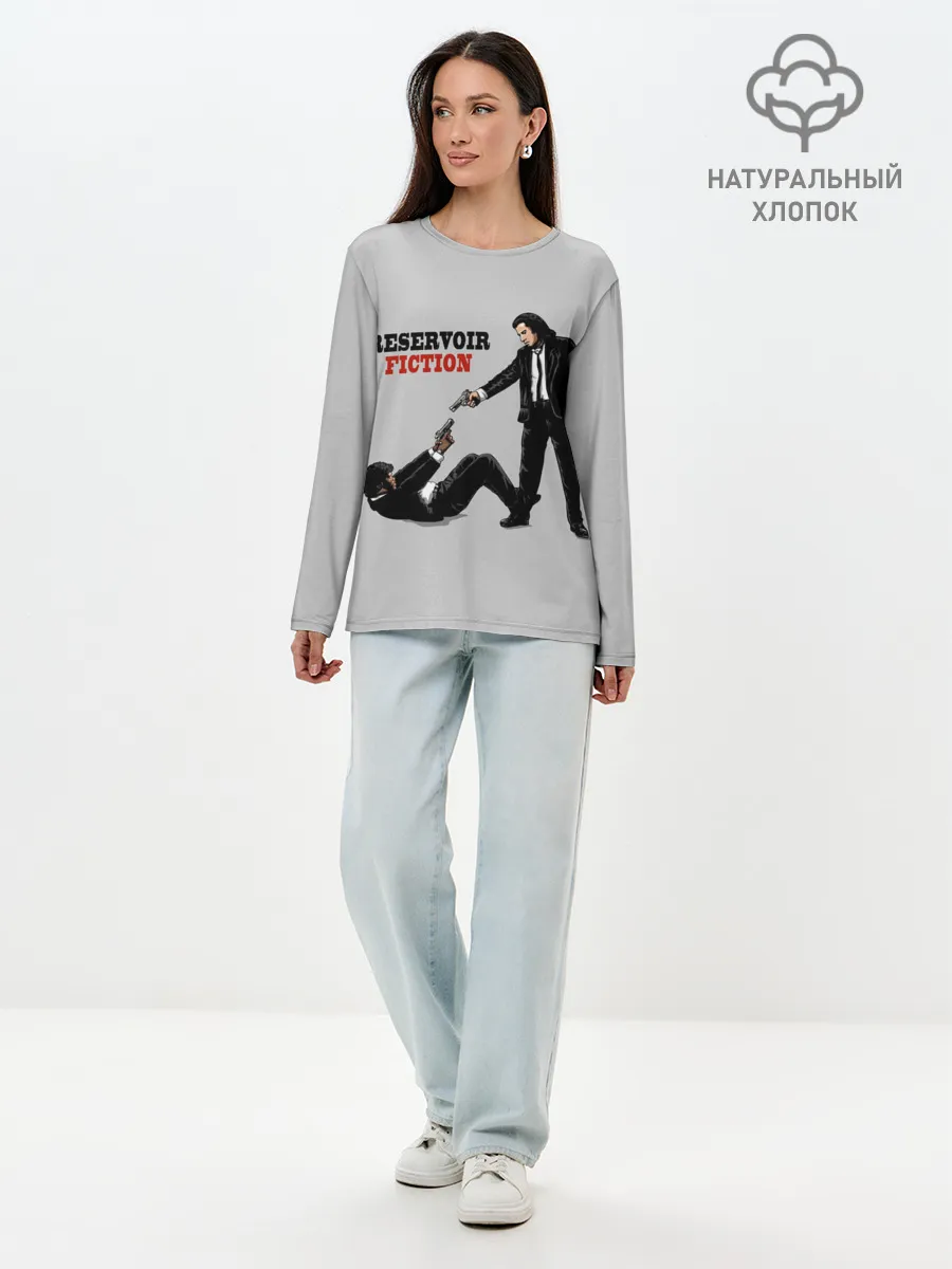 Лонгслив женский. Хлопок / Криминальное Чтиво