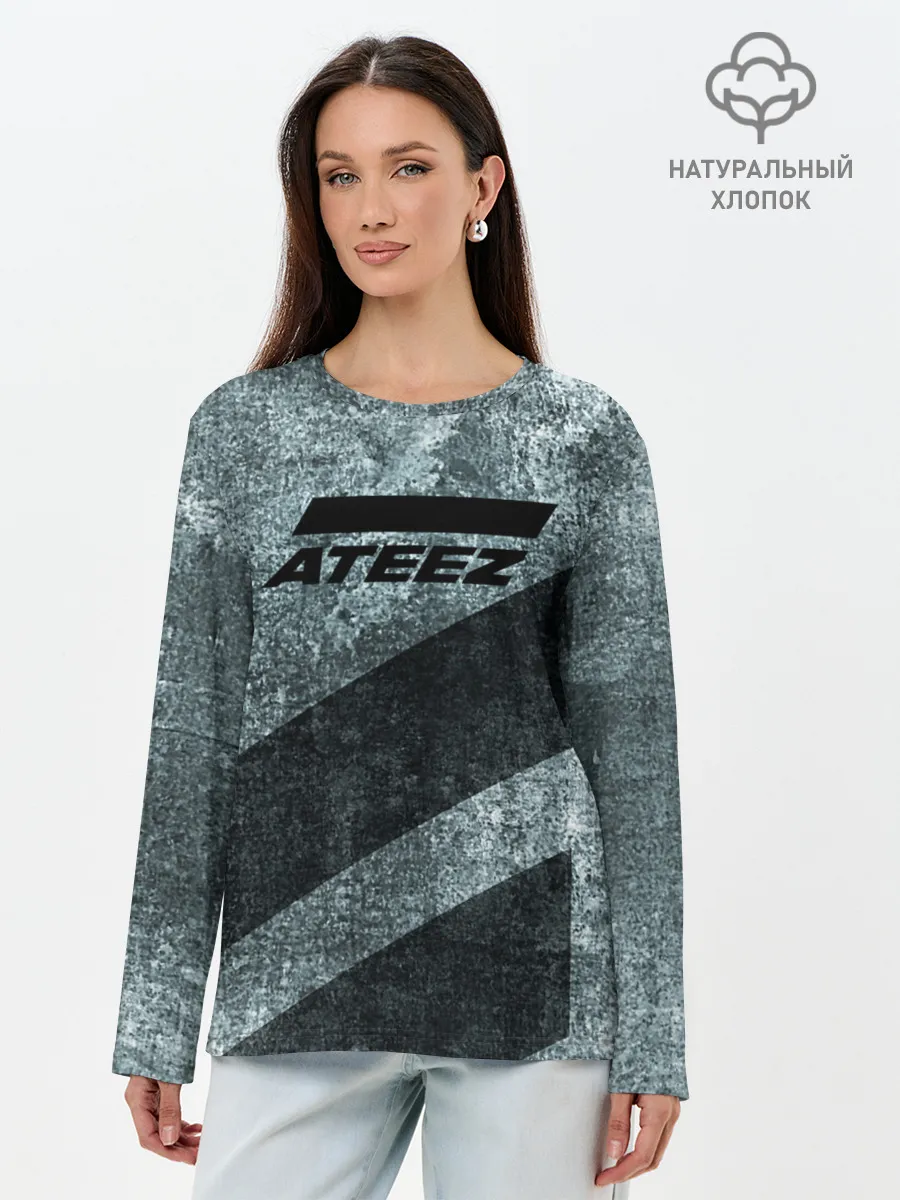 Лонгслив женский. Хлопок / Ateez
