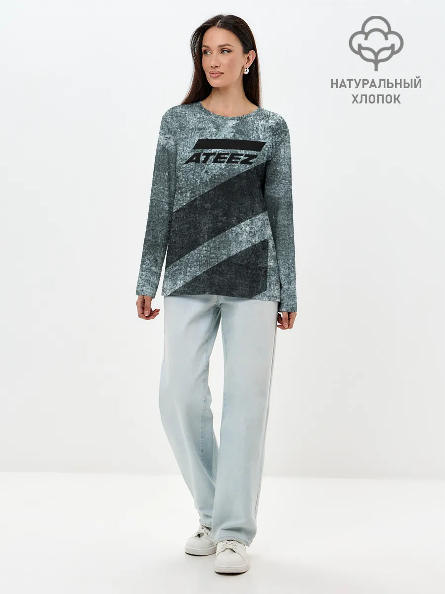Лонгслив женский. Хлопок / Ateez