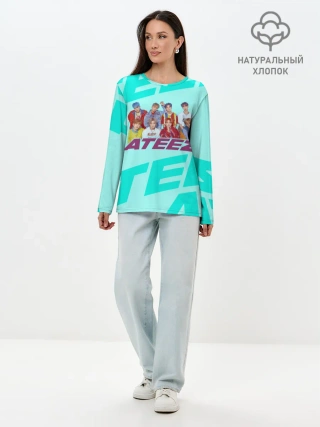 Лонгслив женский. Хлопок / Ateez