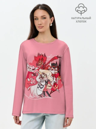 Лонгслив женский. Хлопок / ОТЕЛЬ ХАЗБИН