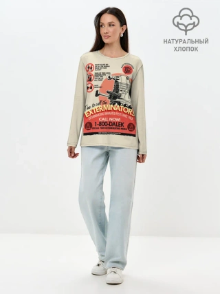Лонгслив женский. Хлопок / Doctor Who