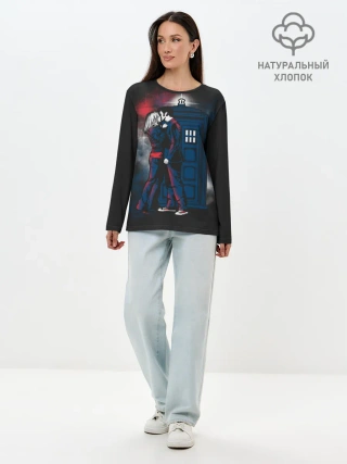 Лонгслив женский. Хлопок / Doctor Who