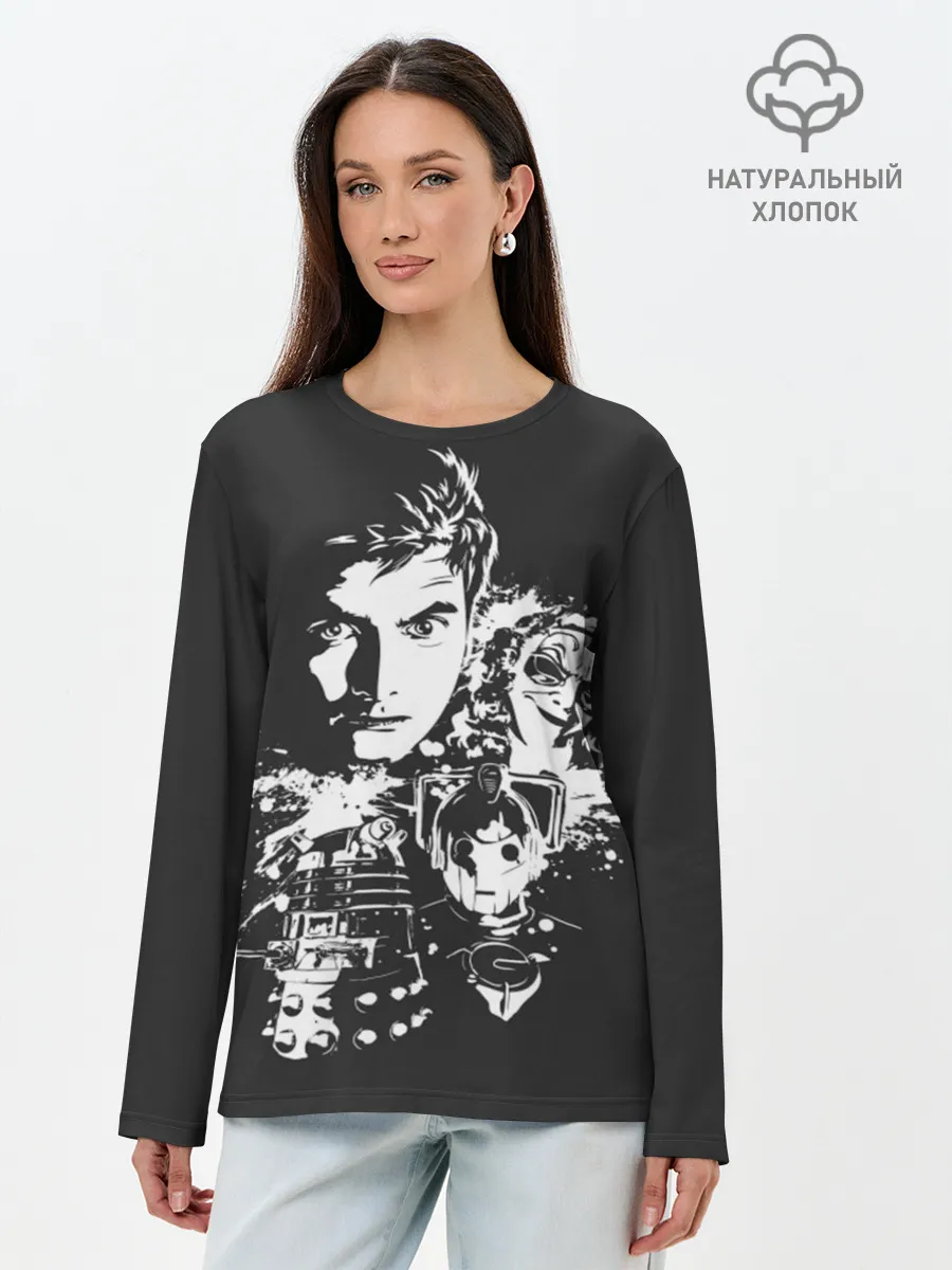 Лонгслив женский. Хлопок / Doctor Who