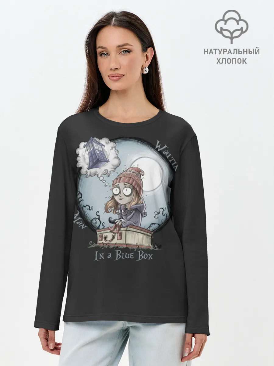 Лонгслив женский. Хлопок / DOCTOR WHO | ДОКТОР КТО