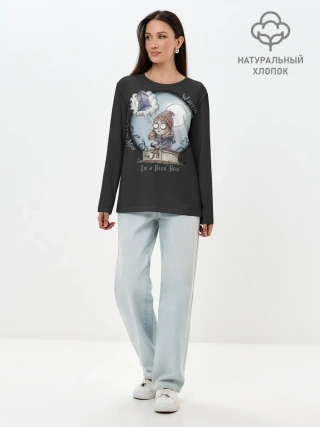 Лонгслив женский. Хлопок / DOCTOR WHO | ДОКТОР КТО