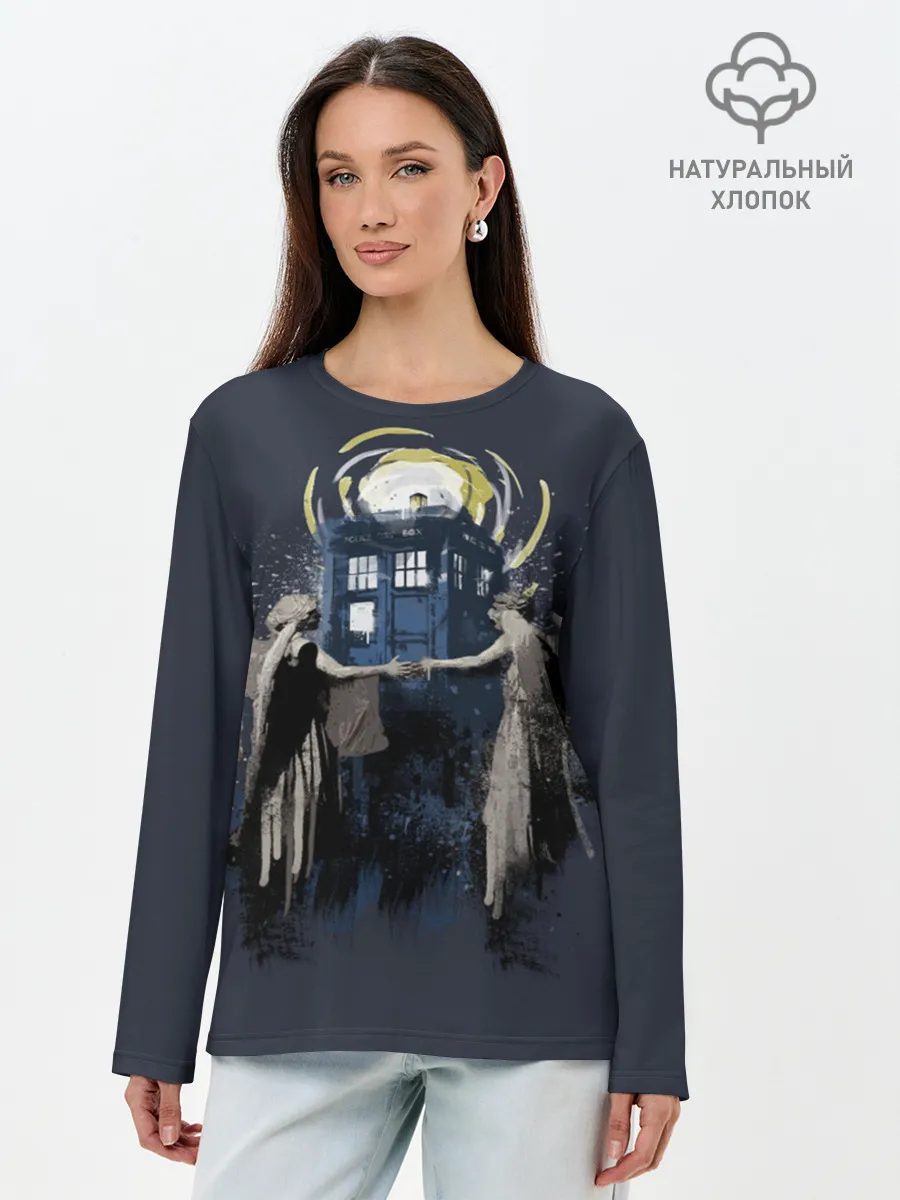 Лонгслив женский. Хлопок / Doctor Who