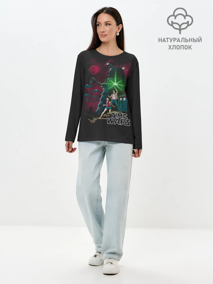 Лонгслив женский. Хлопок / Doctor Who