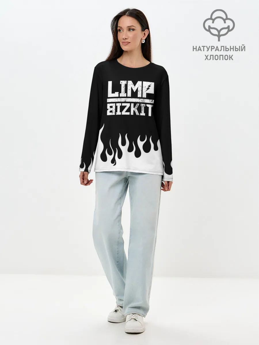 Лонгслив женский. Хлопок / Limp Bizkit