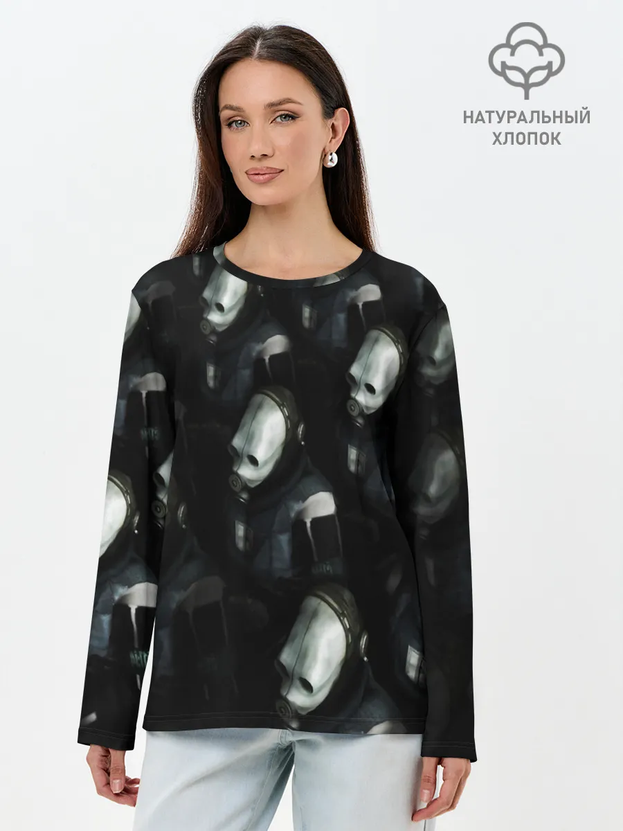 Лонгслив женский. Хлопок / half-life