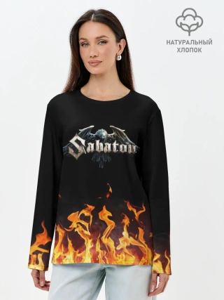 Лонгслив женский. Хлопок / Sabaton