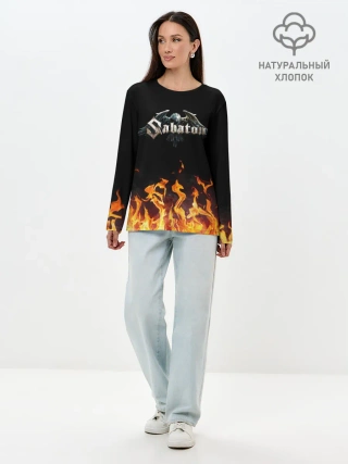 Лонгслив женский. Хлопок / Sabaton