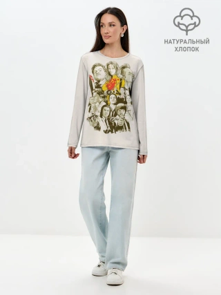 Лонгслив женский. Хлопок / КВЕНТИН ТАРАНТИНО.