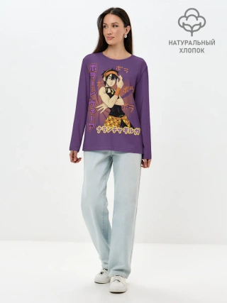 Лонгслив женский. Хлопок / JoJo Bizarre Adventure