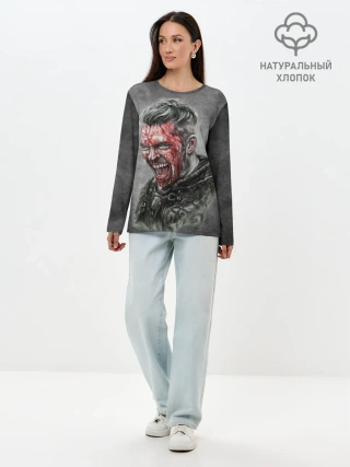 Лонгслив женский. Хлопок / vikings