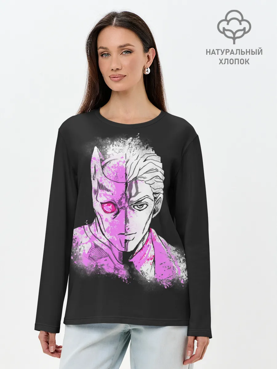 Лонгслив женский. Хлопок / Kira & Killer Queen