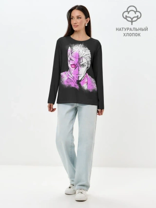 Лонгслив женский. Хлопок / Kira & Killer Queen