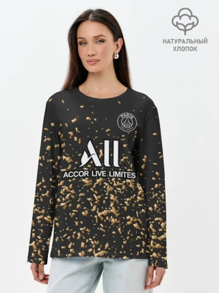 Лонгслив женский. Хлопок / Неймар альтернативная 2020