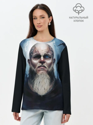 Лонгслив женский. Хлопок / ragnar