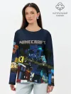 Лонгслив женский. Хлопок / MINECRAFT