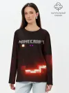 Лонгслив женский. Хлопок / MINECRAFT