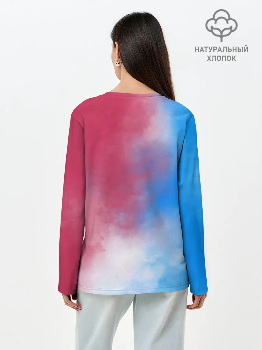 Лонгслив женский. Хлопок / Гохан