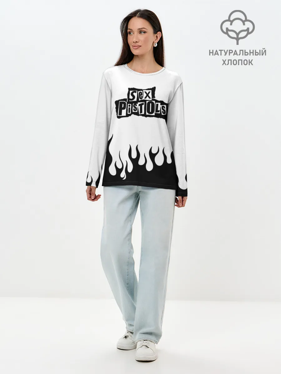 Лонгслив женский. Хлопок / Sex Pistols
